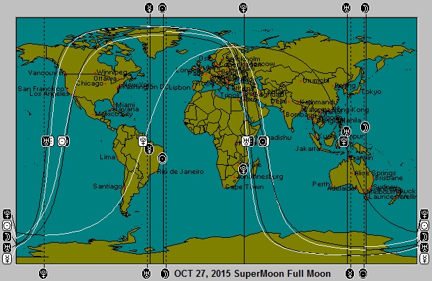 OCT 27, 2015 Full Moon SuperMoon Astro-Locality Map